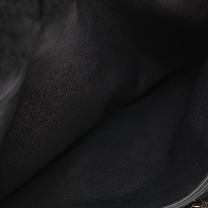 Chanel 香奈兒 銀扣 CC 菱格紋 羊羔毛 拼接 麂皮 托特包-24