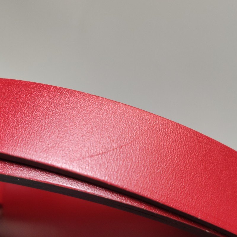 Hermes Herbag31馬鞍釘鎖扣單肩包Hunter牛皮帆布銀扣紅色5X辣椒紅Z刻-10