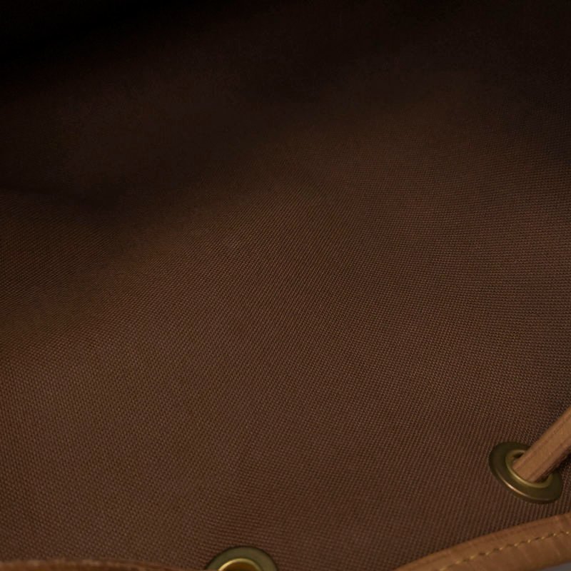 Louis Vuitton (LV) NOE中號植鞣革Monogram印花抽繩單肩包晶片款-7