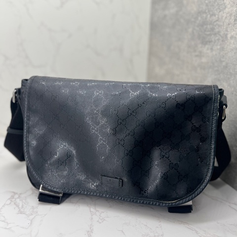 香緹國際精品 924 Gucci 亮面郵差包