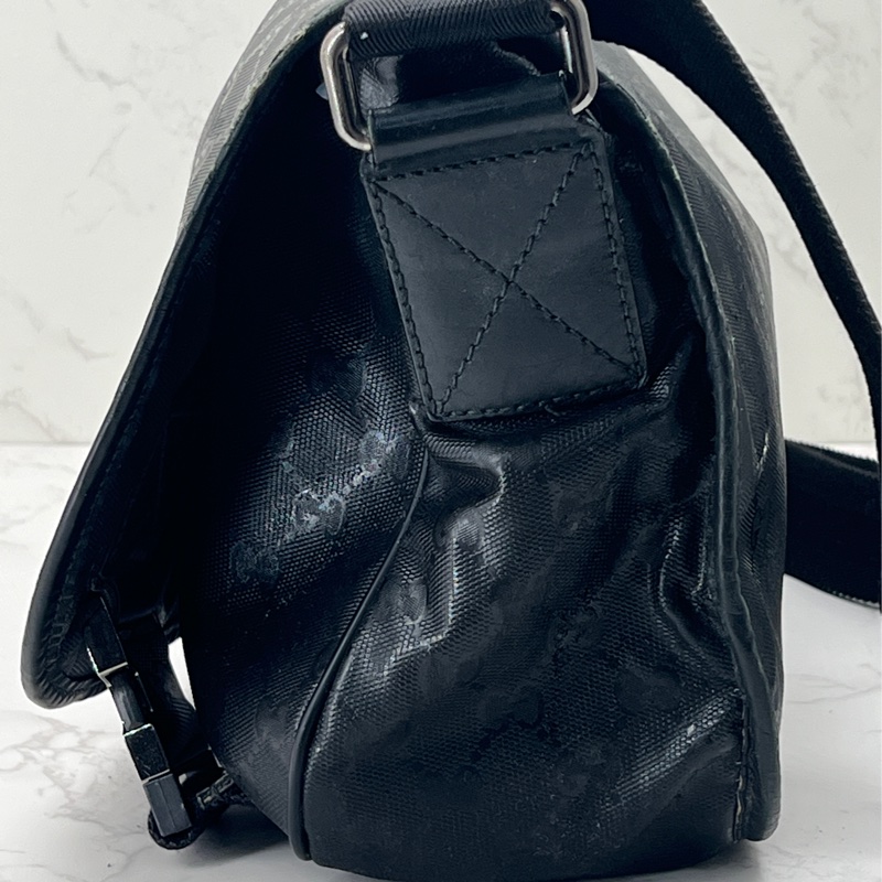 香緹國際精品 924 Gucci 亮面郵差包-3