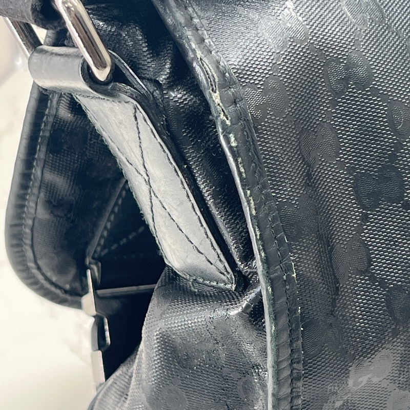 香緹國際精品 924 Gucci 亮面郵差包-4