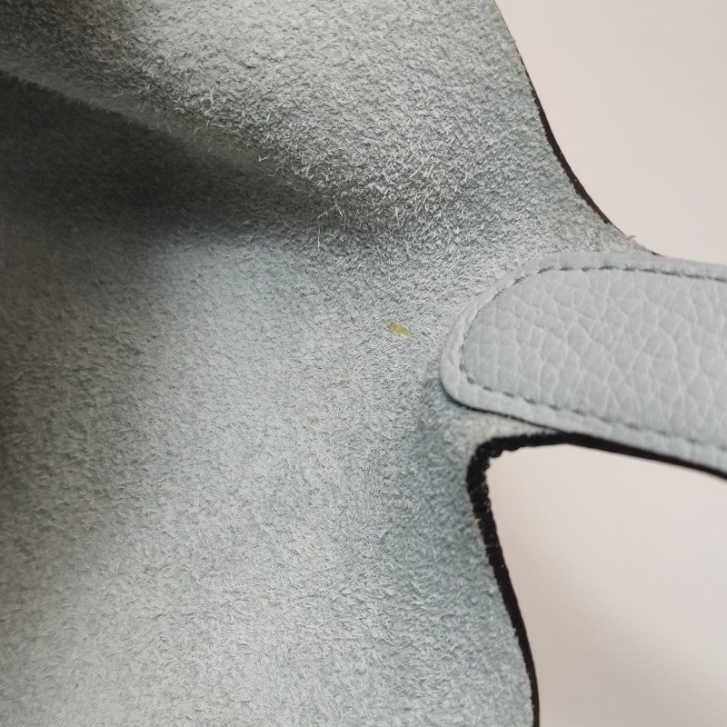 Hermes Picotin菜籃包18手提包Clemence(TC)牛皮金扣08聖杯藍B刻-9