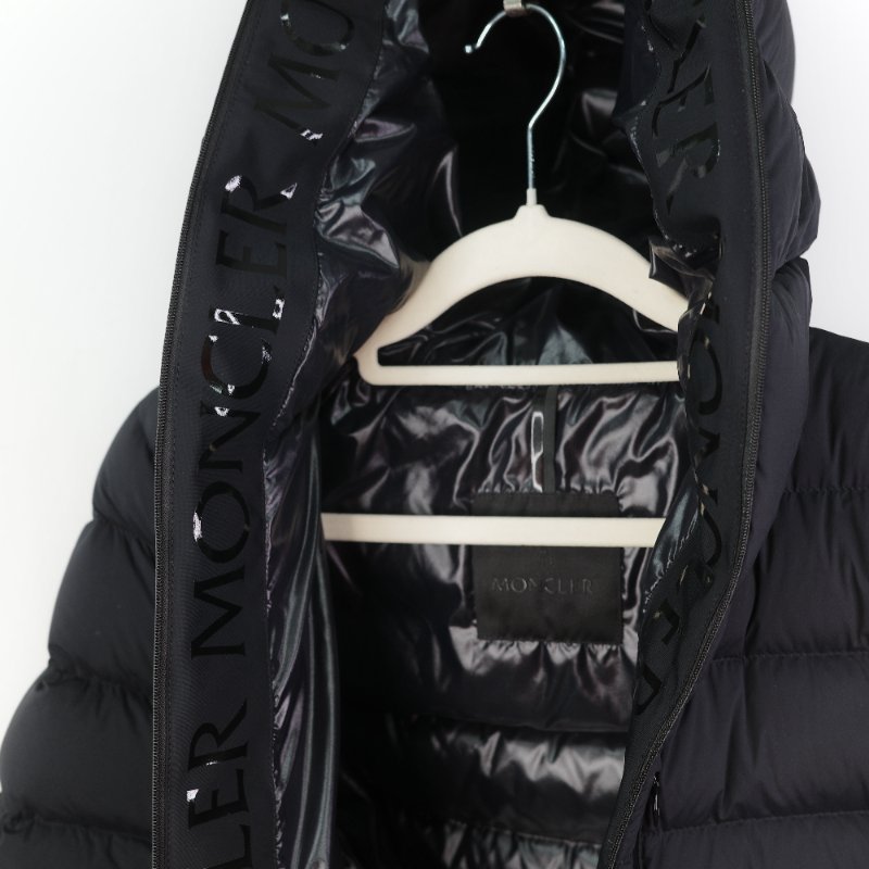 Moncler 黑色 Herbe Hooded 短款 Short Down Jacket 羽絨服-13
