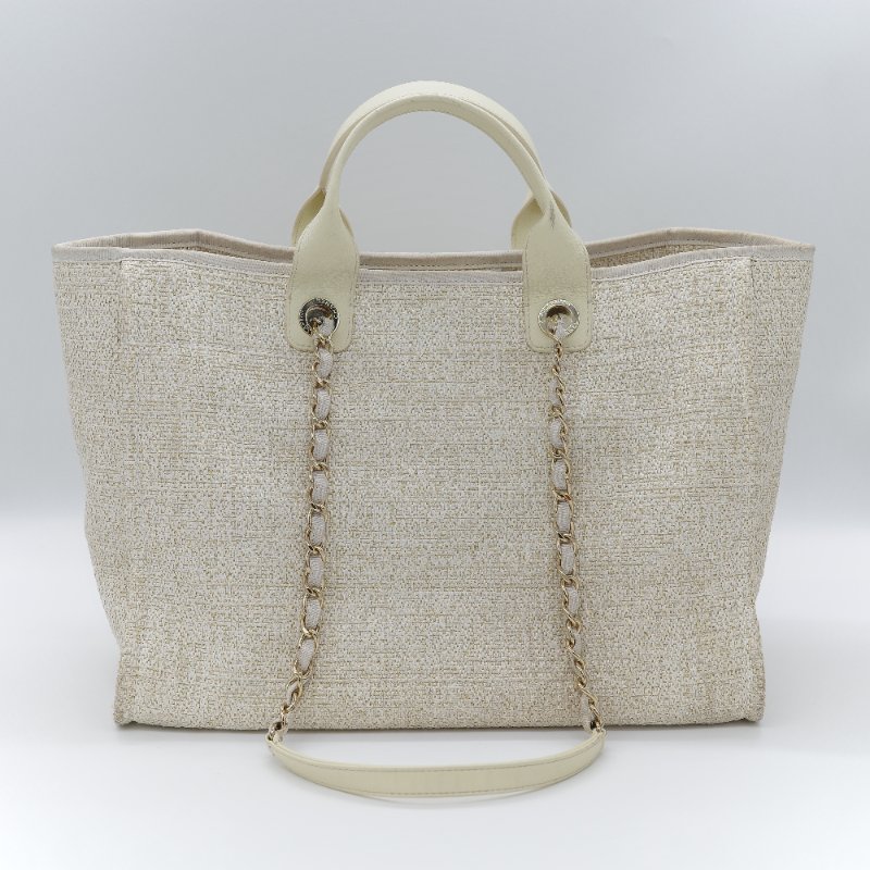 Chanel 香奈兒 Medium 中型 Deauville 海滩包 Tote Rattan 單肩包 手提包 托特包-4