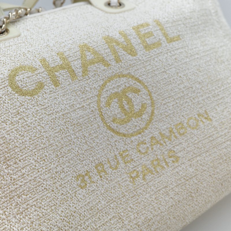 Chanel 香奈兒 Medium 中型 Deauville 海滩包 Tote Rattan 單肩包 手提包 托特包-14