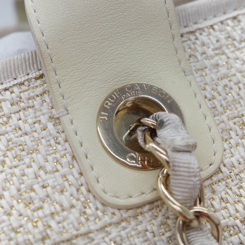 Chanel 香奈兒 Medium 中型 Deauville 海滩包 Tote Rattan 單肩包 手提包 托特包-16