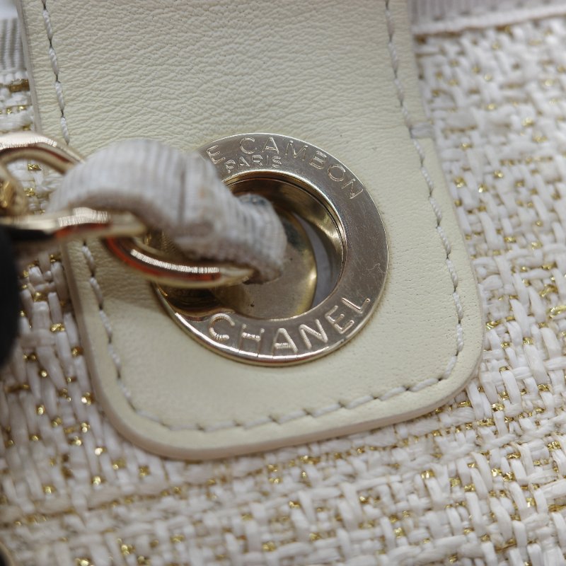 Chanel 香奈兒 Medium 中型 Deauville 海滩包 Tote Rattan 單肩包 手提包 托特包-17