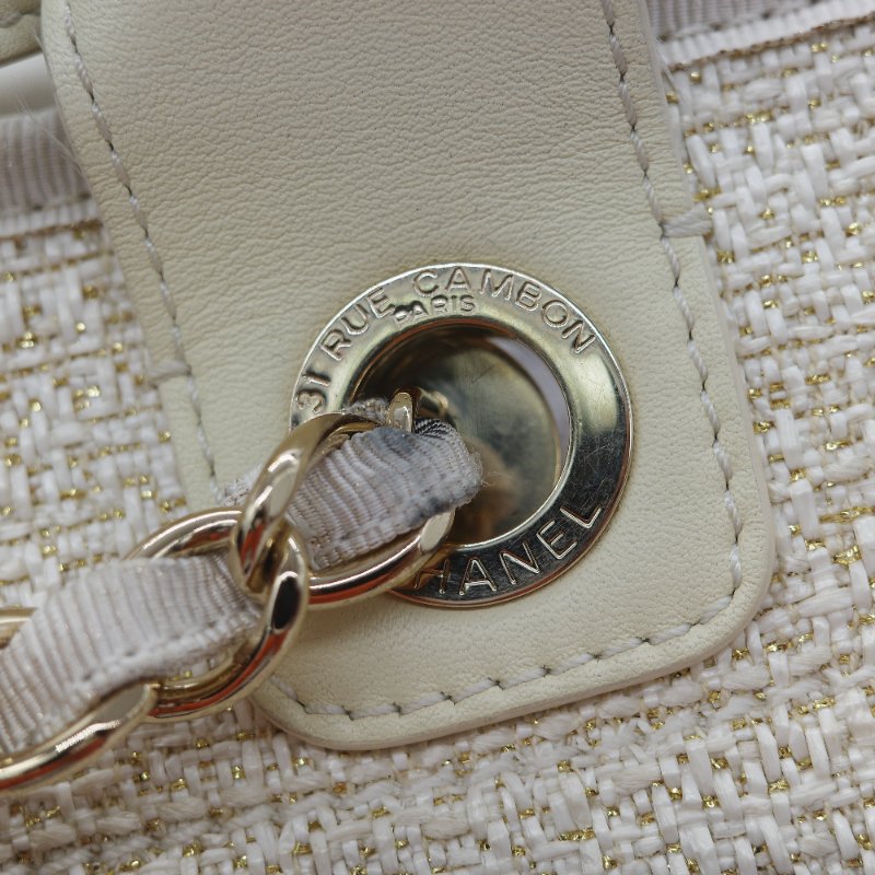 Chanel 香奈兒 Medium 中型 Deauville 海滩包 Tote Rattan 單肩包 手提包 托特包-19