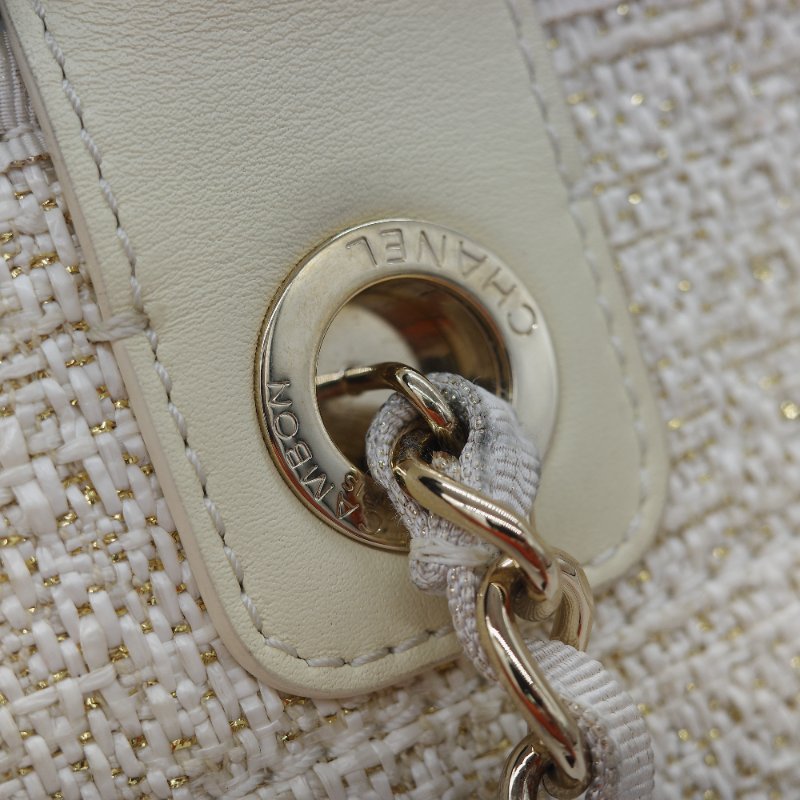 Chanel 香奈兒 Medium 中型 Deauville 海滩包 Tote Rattan 單肩包 手提包 托特包-20