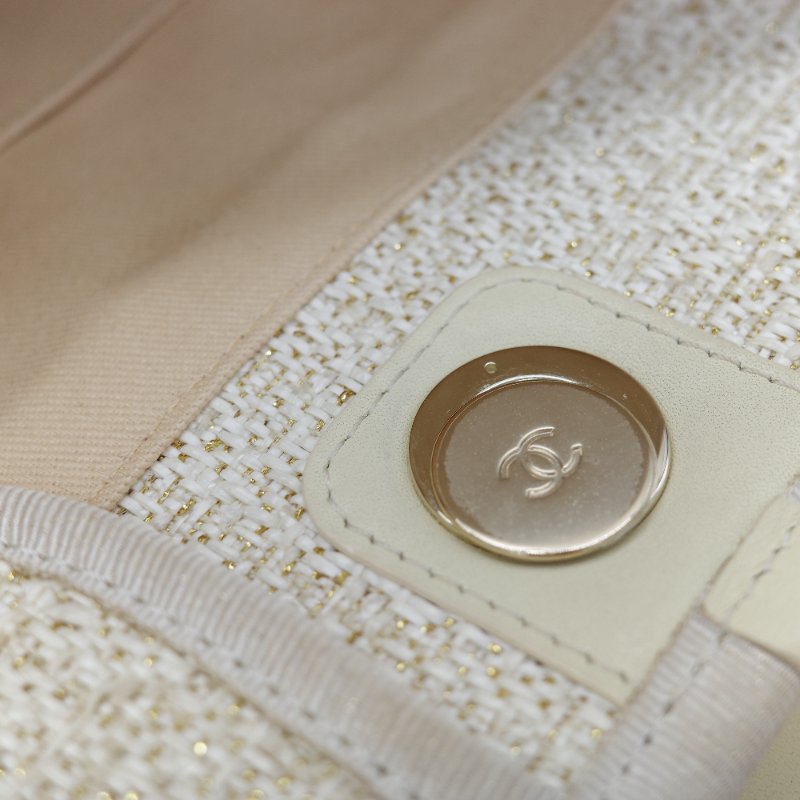 Chanel 香奈兒 Medium 中型 Deauville 海滩包 Tote Rattan 單肩包 手提包 托特包-43