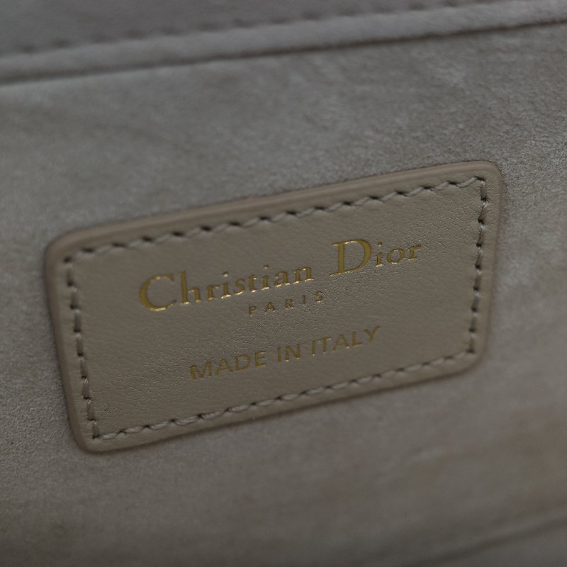 （超級新♥️）Dior 迪奧 D-joy 奶咖色 拿鐵色 羊皮 手提包 斜挎包-20