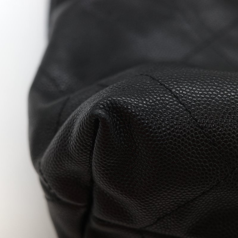 （閒置品♥️晶片款）Chanel 香奈兒 22bag 小型 黑色 粒面荔枝牛皮 金釦 單肩包-14