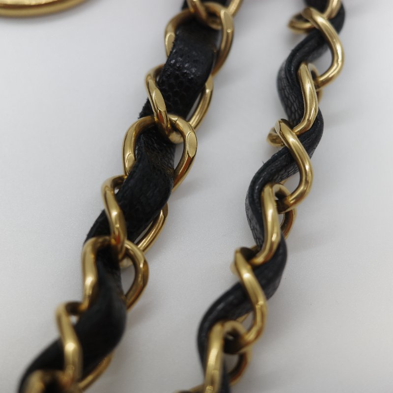 （閒置品♥️晶片款）Chanel 香奈兒 22bag 小型 黑色 粒面荔枝牛皮 金釦 單肩包-19