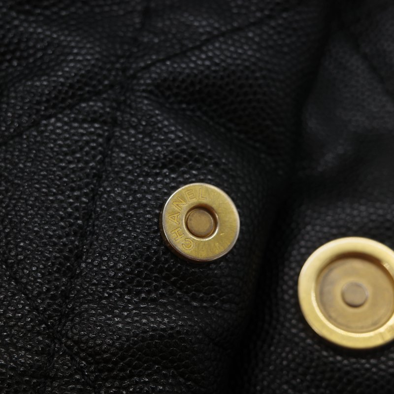 （閒置品♥️晶片款）Chanel 香奈兒 22bag 小型 黑色 粒面荔枝牛皮 金釦 單肩包-22