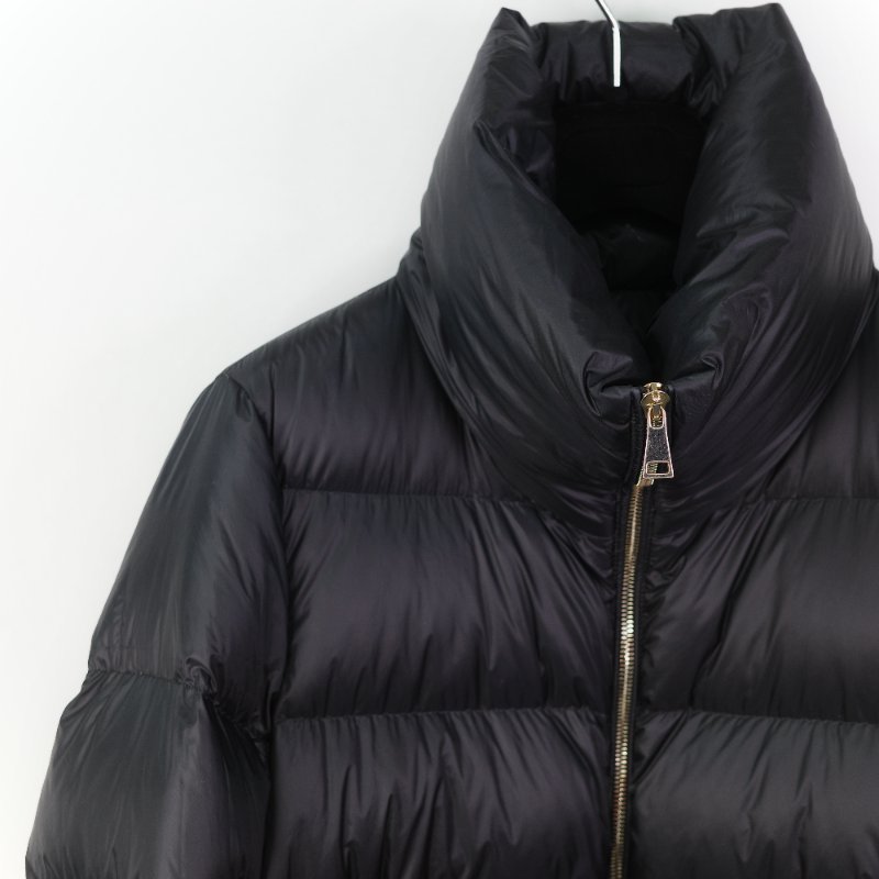 Moncler 黑色 短款 花邊收腰 羽絨外套 2 號-6