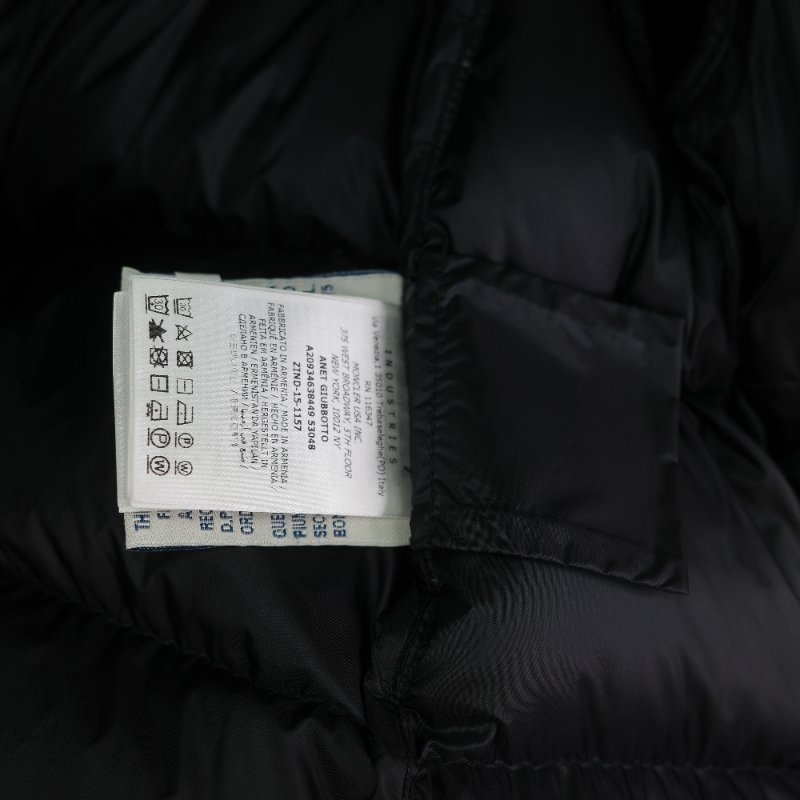 Moncler 黑色 短款 花邊收腰 羽絨外套 2 號-10