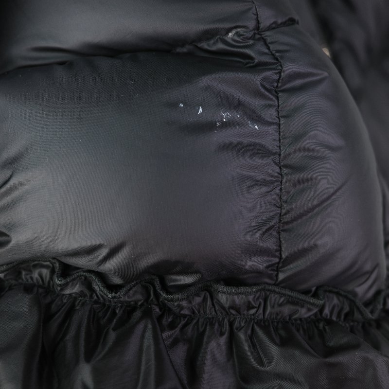 Moncler 黑色 短款 花邊收腰 羽絨外套 2 號-12