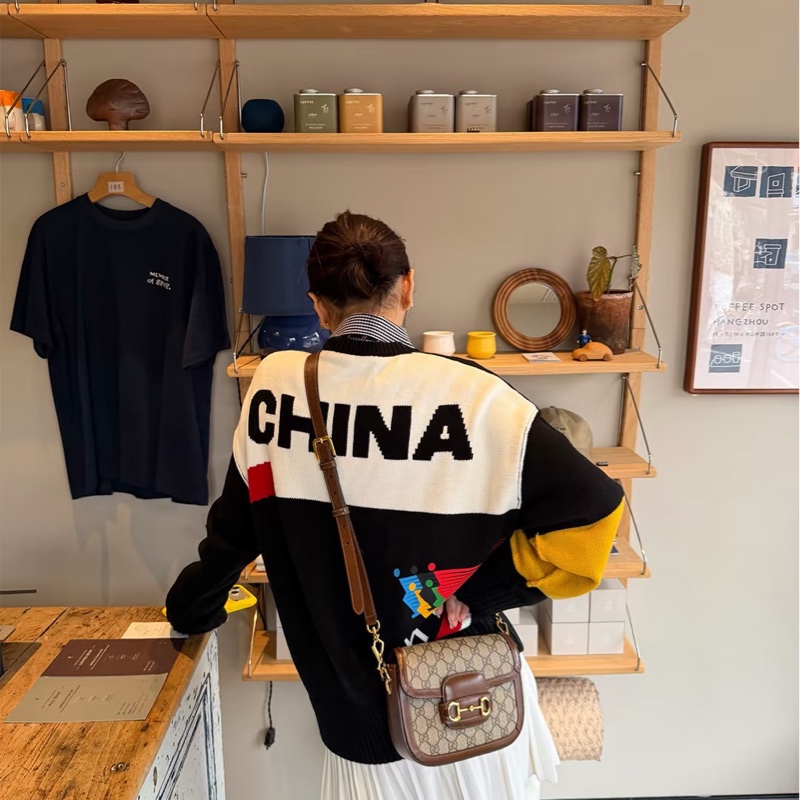 #GUCCI古馳1955馬銜扣老花Mini馬鞍復古時髦包🌼-1