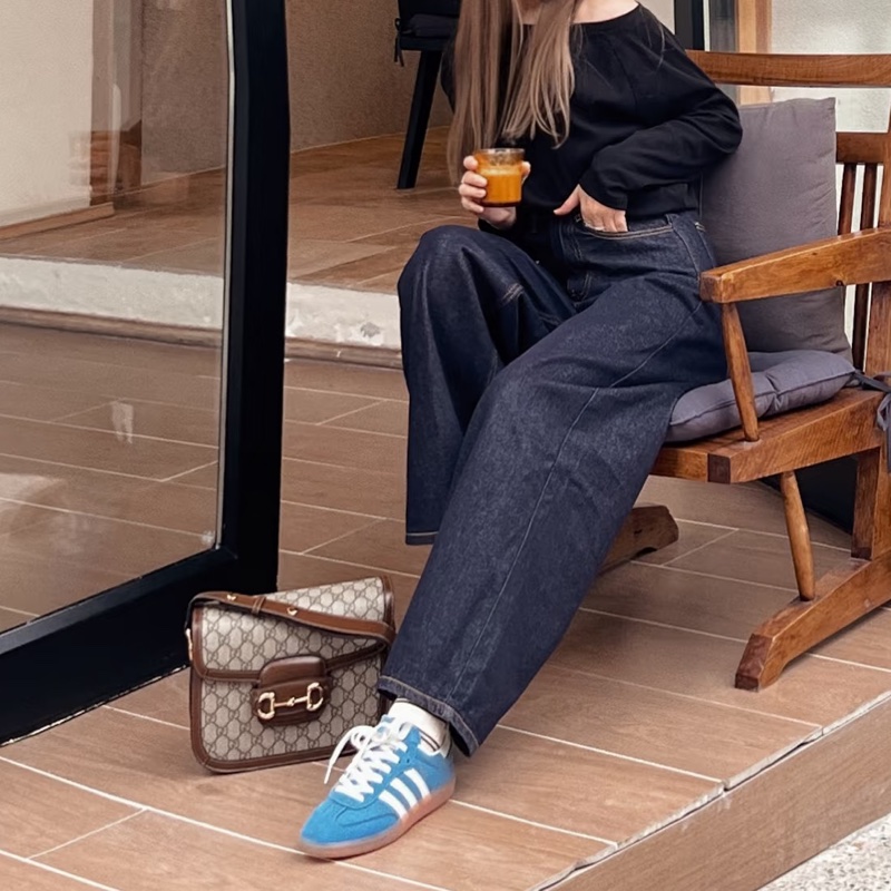 #GUCCI古馳1955馬銜扣老花Mini馬鞍復古時髦包🌼-14