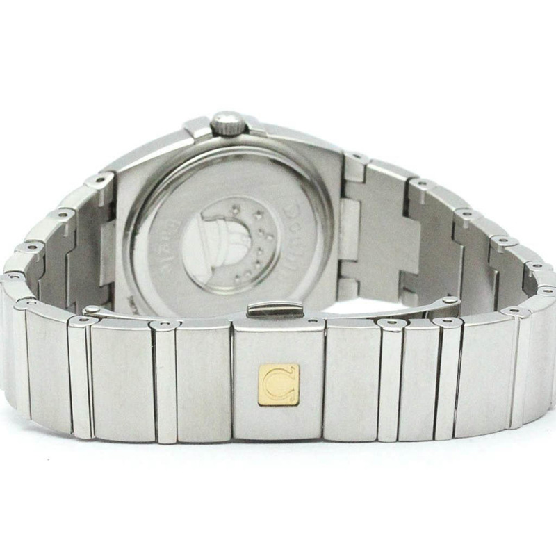 歐米茄星座系列雙鷹珍珠母貝錶盤精鋼石英腕錶 1581.70 BF578006-4