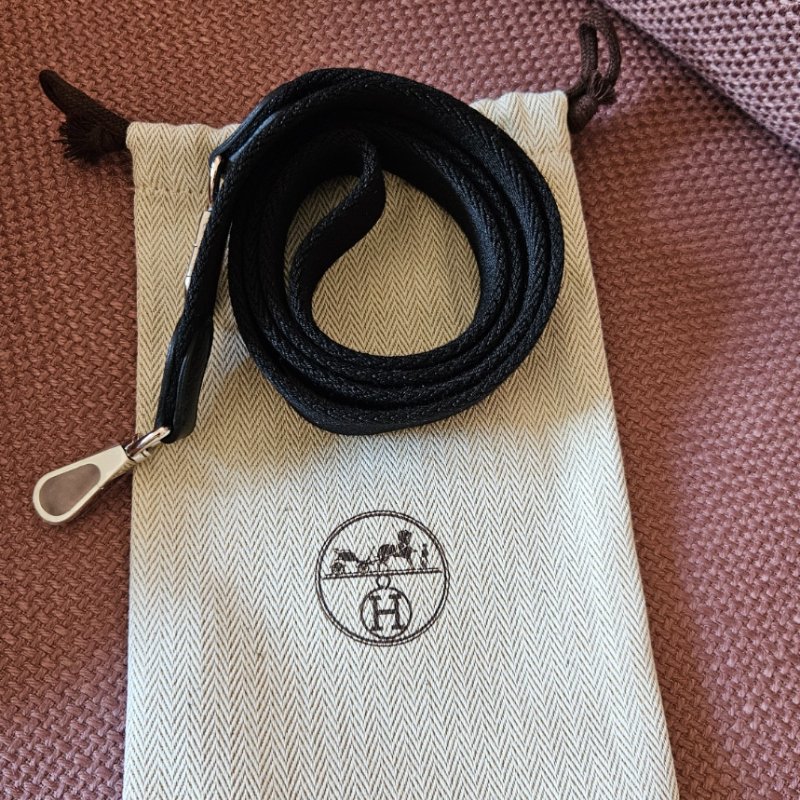 [全新]愛馬仕Hermes Evelyne 16 (Mini Evelyne) 黑銀 黑色銀扣 2026年4月購入-3