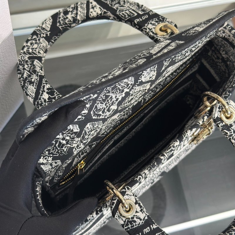 DIOR Lady D-Lite 中號 - 巴黎大道-6