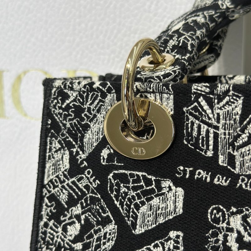 DIOR Lady D-Lite 中號 - 巴黎大道-9