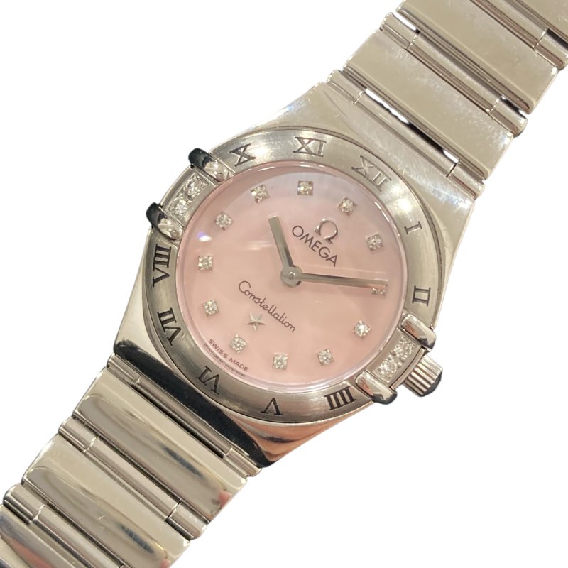 OMEGA 歐米茄 CONSTELLATION 星座系列 1566.66 石英 不鏽鋼 母貝鑲鑽錶盤-0