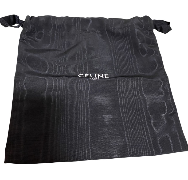 全新Celine Sailor 凱旋塗層帆布及牛皮超迷你水桶包 燒賣包 絕版款-11