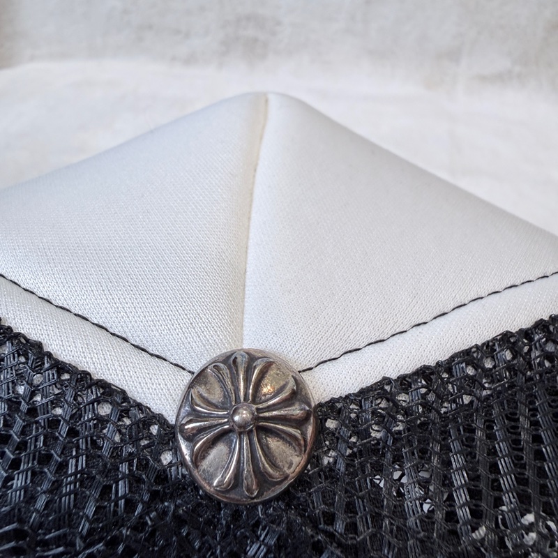 Chrome Hearts✨克羅心彩色十字架鴨舌帽網帽-14