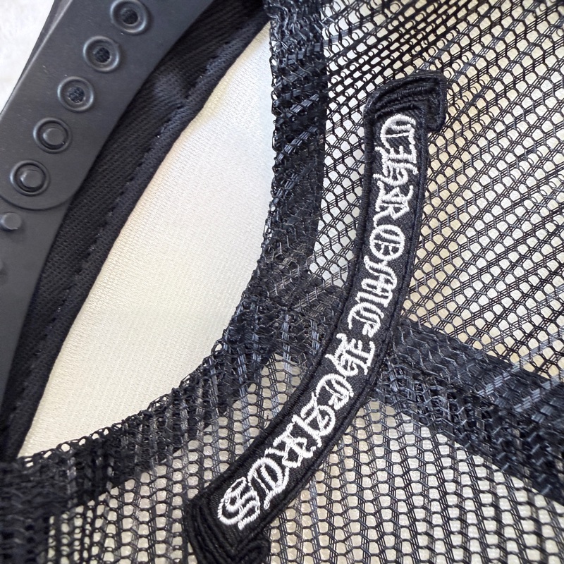 Chrome Hearts✨克羅心彩色十字架鴨舌帽網帽-15