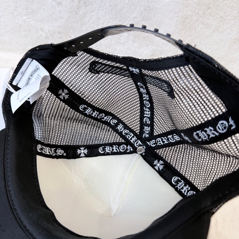Chrome Hearts✨克羅心彩色十字架鴨舌帽網帽-17