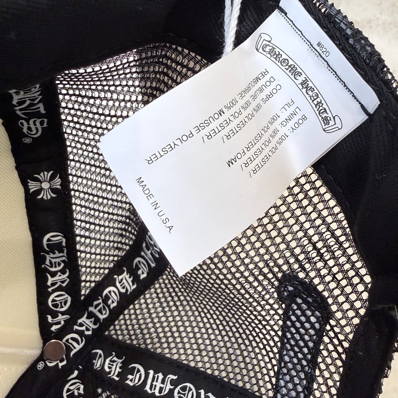 Chrome Hearts✨克羅心彩色十字架鴨舌帽網帽-19