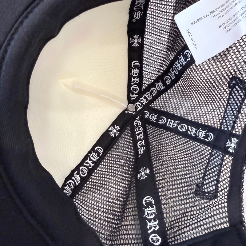 Chrome Hearts✨克羅心彩色十字架鴨舌帽網帽-20