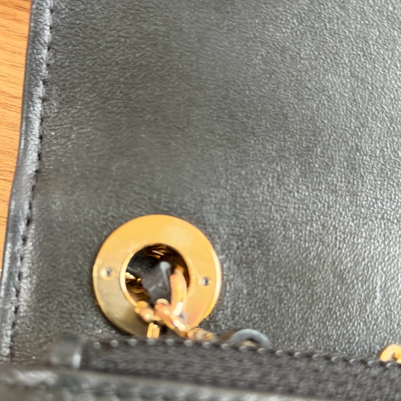 香奈兒Trendy cc Woc 黑色小羊皮菱格紋 晶片款-18