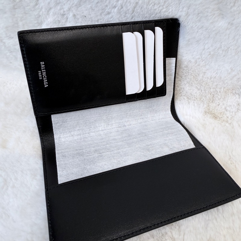 Balenciaga✨787742巴黎世家 徽章貼紙護照夾卡包護照套-7