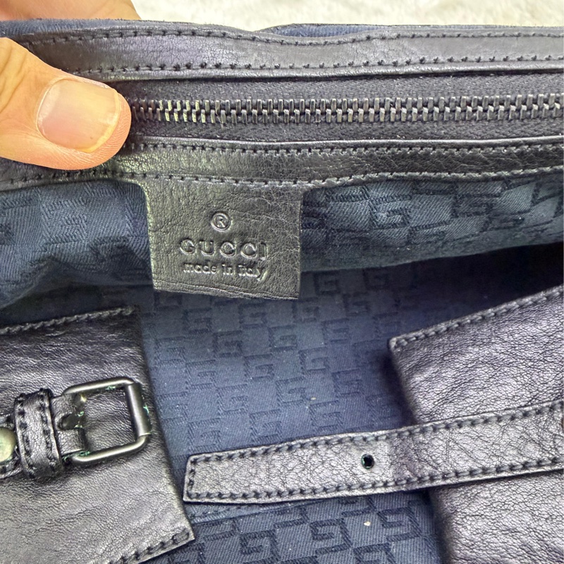 Vintage Gucci leather bag-7