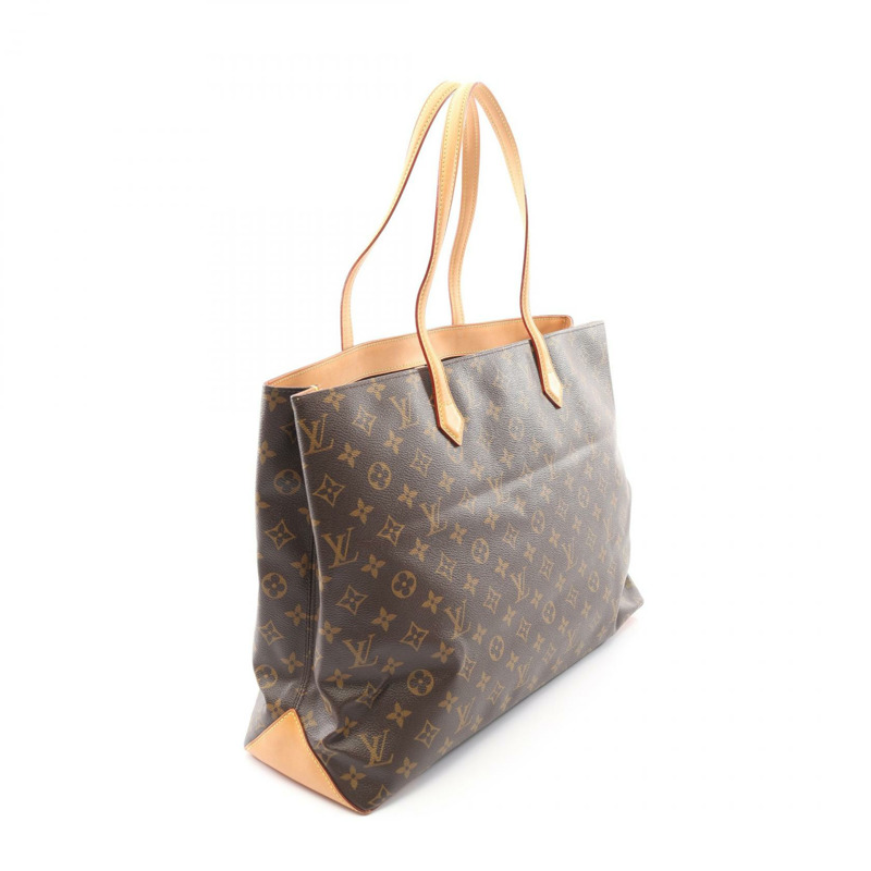 路易威登 Wilshire GM 手提包 M45645 Monogram 帆布皮革棕色二手-1
