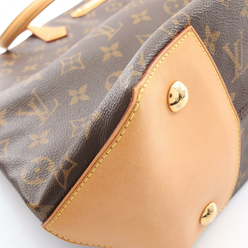 路易威登 Wilshire GM 手提包 M45645 Monogram 帆布皮革棕色二手-6