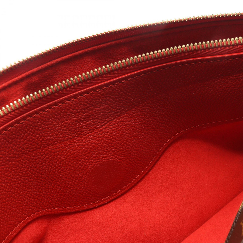 路易威登 Pallas 單肩手提包 M41175 Monogram 皮革 棕色 Cerise 二手-8