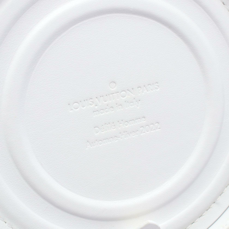 路易威登 LV 油漆罐肩背包 M81590 帆布皮革 橙色 白色-3