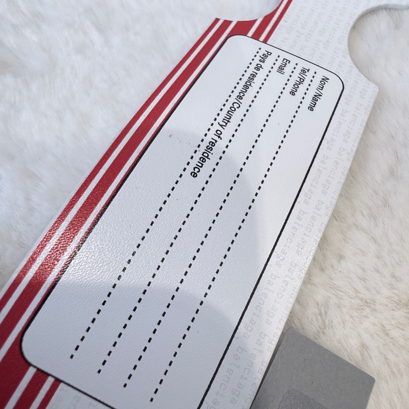 Balenciaga✨巴黎世家 LUGGAGE SWING 鑰匙掛飾 鑰匙圈 行李吊牌-6