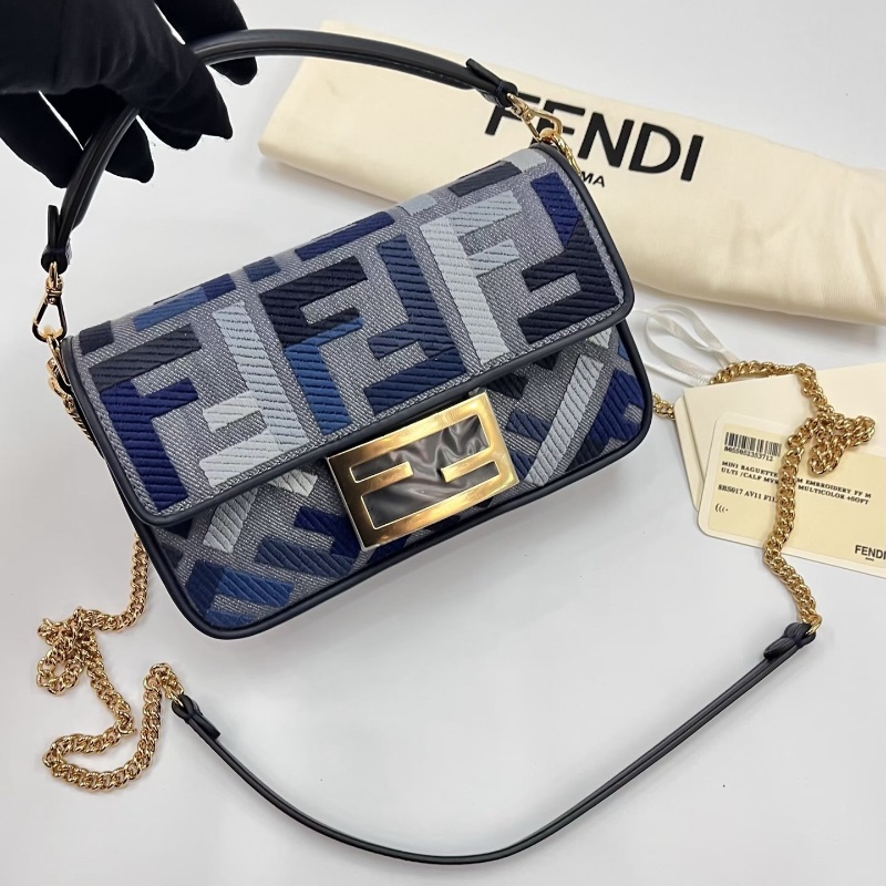 Fendi Baguette ( Blue ) F1LAZ-0