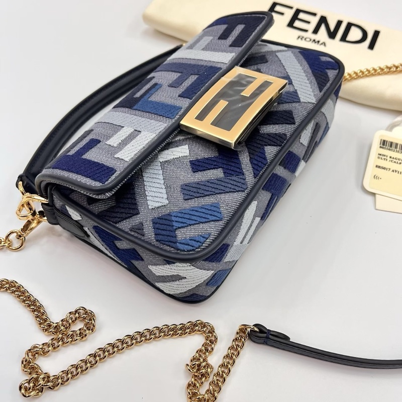 Fendi Baguette ( Blue ) F1LAZ-1