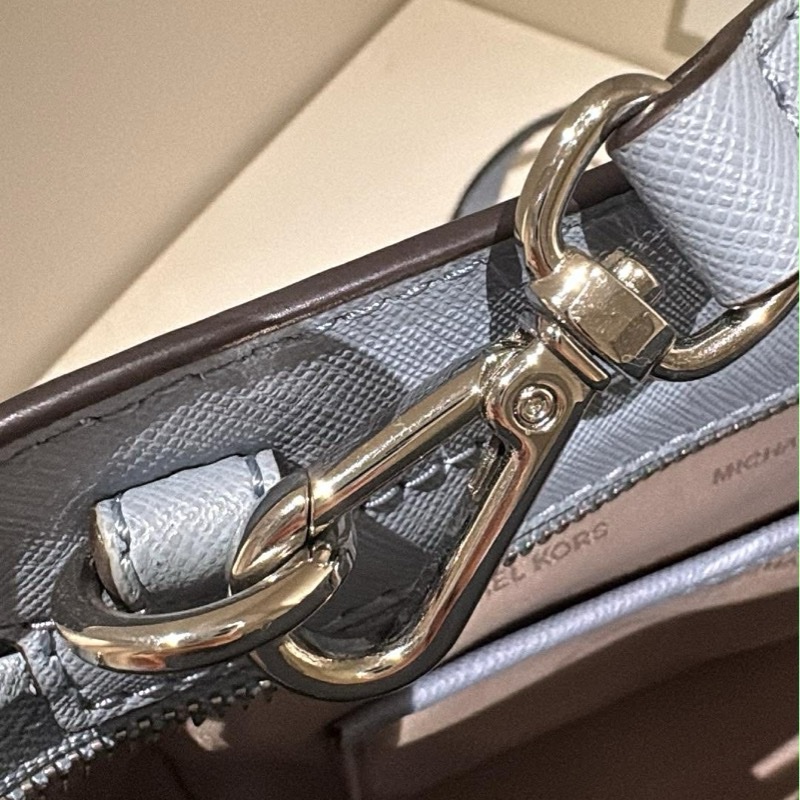 MK包 灰藍色 肩背 側背-2