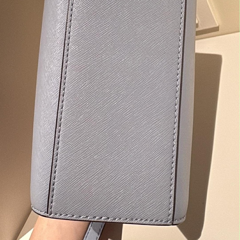 MK包 灰藍色 肩背 側背-9