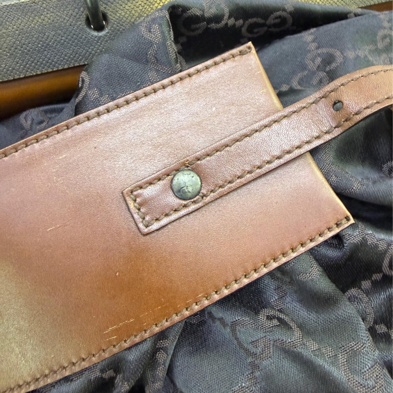 Vintage Gucci leather bag-6