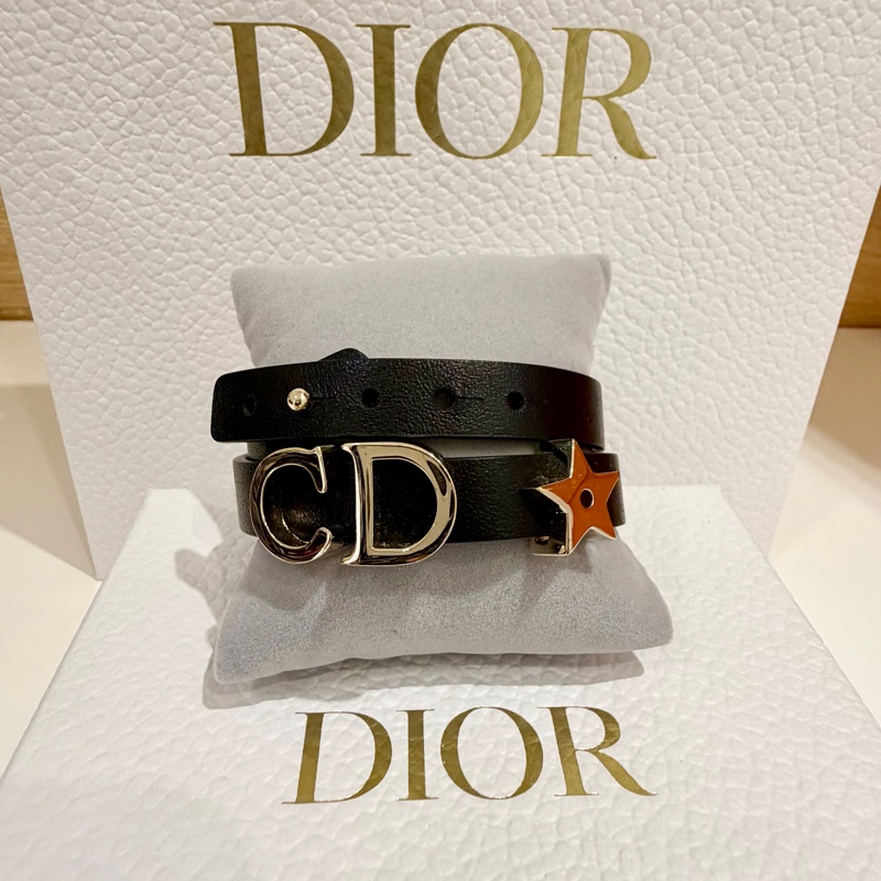 Dior雙圈皮革手環-3