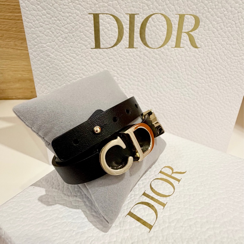 Dior雙圈皮革手環-4